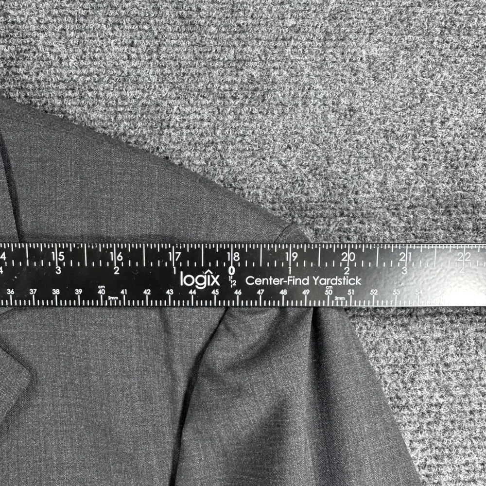 Emporio Armani‎ Blazer Mens 44R Grey Virgin Wool Cashmere Suit Jacket Italy